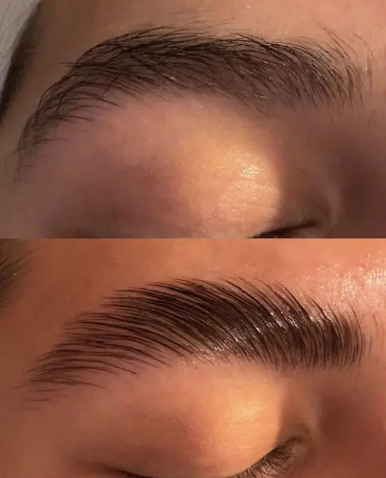 Before and After Brow Shaping